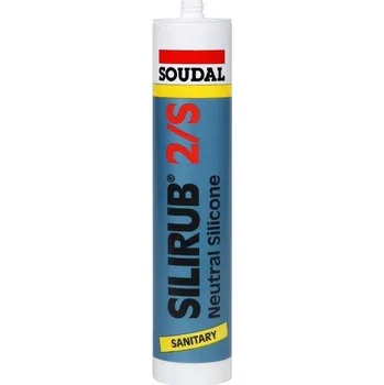 Tmel SOUDAL Silirub 2/S bílý 600ml - pouze po ucelených baleních