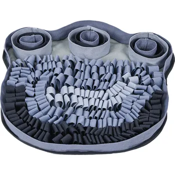 Hračka pro psa DogLemi Čmuchací kobereček ve tvaru tlapky, s protiskluzem, modrý - 49 cm