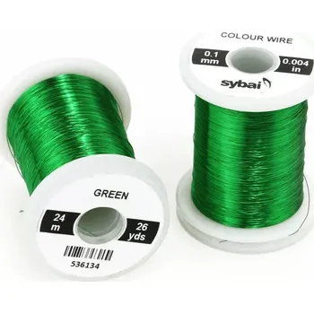 Barevný drátek Sybai Colour Wire Green 0,1mm