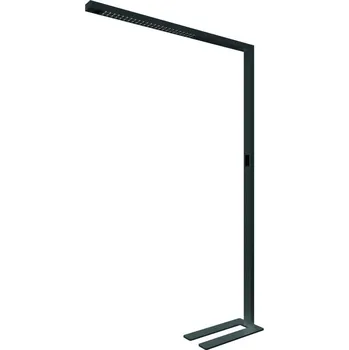 Stojací lampa LIGHT IMPRESSIONS Deko-Light stojací svítidlo, Office Three Standard, Motion, 80 W, DIM, 4000 K, 220-240V 10100 lm 1240 mm tmavě černá RAL 9005 - LIGHT IMPRESSIONS IMPR 342230