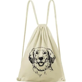 Městský batoh DOBRÝ TRIKO Bavlněný batoh Retrívr Barva: Natural