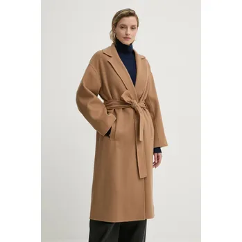 Dámský kabát Vlněný kabát A.L.C. Peter 1JAKT00918 hnědá 82X, vel. M