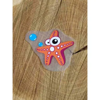 Textilní nažehlovací páska Nažehlovací obrázky hvězdice