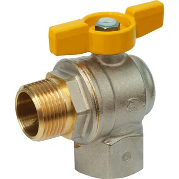 Ventil Kohout kulový Giacomini plyn žlutý motýl, 1˝