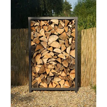 Dřevník Designový kovový dřevník