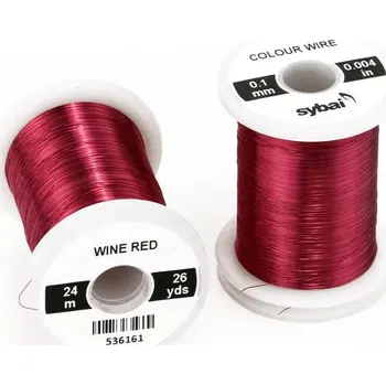 Barevný drátek Sybai Colour Wire Wine Red