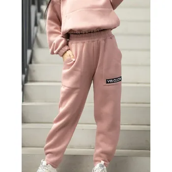 Tepláky VSB RUBY v baby pink barvě, VELIKOST XXS/XS