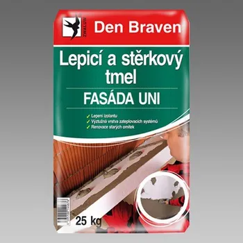 Tmel DEN BRAVEN Lepící a stěrkový tmel FASÁDA UNI 25kg