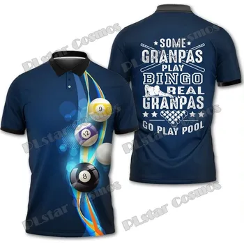 Košile pro hráče a tým kulečník s potiskem 3D CS467 Velikost: 2XL, Barva (Varianta): Polo košile 13