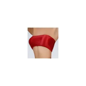 Dámská erotická podprsenka Sexy olejově leklá podprsenka bez ramínek 9016 Velikost One Size Barva Červená bdsm-bondage-shop 08595729715080 8595729715080