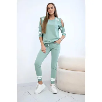 Tepláková souprava Girl Revolution tmavá mentolová