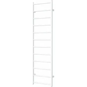 Těleso koupelnové trubkové Isan Aura 1380 x 400 mm, 337 W, elektrické s regulátorem Mini PW, sněhově bílá RAL 9016