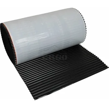 těsnicí páska ERGO Těsnící pás kolem komínů samolepící – HLINÍK-PLISOVANÝ, š.300mm - černá