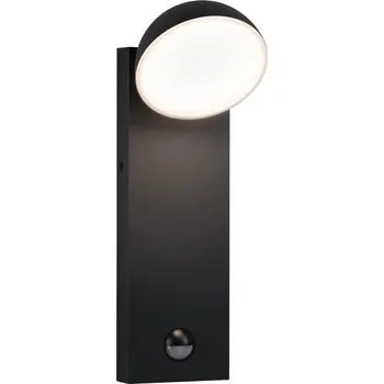 Venkovní osvětlení PAULMANN LED venkovní nástěnné svítidlo Puka IP44 kruhové 110x125mm 3000K 8,5W 230V antracit hliník - PAULMANN P 94739