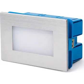 Venkovní osvětlení FARO GRON zapuštěné svítidlo do zdi, nikl - FARO FARO 70134