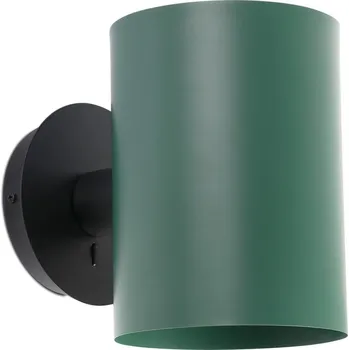 Svítidlo FARO GUADALUPE nástěnná lampa, černá/zelená - FARO FARO 20031-81