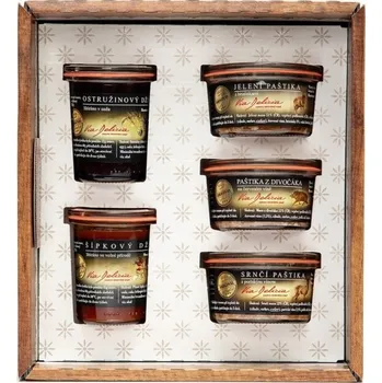 Dárkový potravinový koš Via Delicia Farmářská bedýnka Z našich lesů