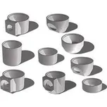 DITON Dešťová ul.vpusť spodní s odtokem prům.200 -TBV-Q 450/380/1D PVC