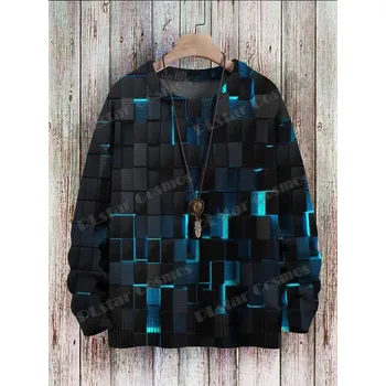 Dámský svetr Svetr s 3D potiskem kočka, oči CS402 Velikost: 5XL, Barva (Varianta): Svetr 3