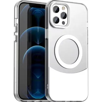 Pouzdro na mobilní telefon Kryt na iPhone 13 Pro Split s podporou Magsafe bílý