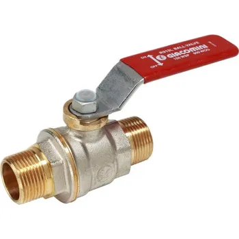 Ventil Kohout kulový Giacomini červená páčka, 1˝