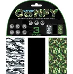 OXFORD MULTIFUNKČNÍ LÍMEC VĚTRUODOLNÝ POHODLNÝ 3 KS V BALENÍ KAMUFLÁŽNÍ BARVA
