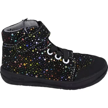 Dívčí tenisky Jonap barefoot boty Polly černé bubliny 27