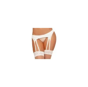 Sexy dvojitý podvazkvý pas a string One Size S066 Barva Bílá bdsm-bondage-shop 08595729739628 8595729739628 Sexy dvojitý podvazkvý pas a string One Size S066