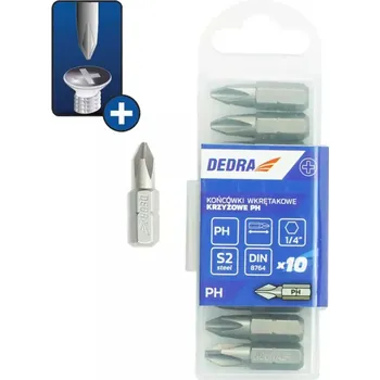 Bit Šroubovací bity ploché Phillips PH2x25mm,10ks plast.obal.