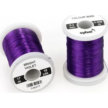 Barevný drátek Sybai Colour Wire Bright Violet 0,2mm