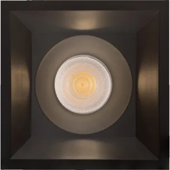 Koupelnové svítidlo KOHLLIGHTING NOON SQ zapuštěné svítidlo s rámečkem černá 10 W 3000K 1-10V - KOHL-Lighting KHL K50805.01.RF.BK-BK.38.ST.8.30.D1