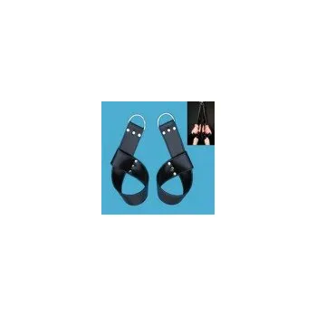 BDSM jednoduchá závěsná pouta z PU kůže 69204 Barva Černá Pouta na ruce bdsm-bondage-shop 08595729721265 8595729721265 BDSM jednoduchá závěsná pouta z PU kůže 69204