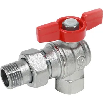 Ventil Kohout kulový Giacomini červený motýl, 1/2˝ x 1/2˝