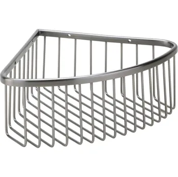 Drátěná police Polička do sprchy Bemeta Graphit rohová grafit