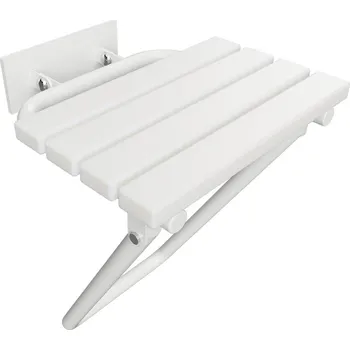 Koupelnové sedátko Sedátko sprchové sklopné Bemeta Help s nohou bílá, plast bílá