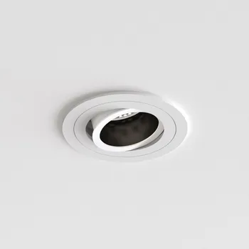 Bodové svítidlo ASTRO Downlight svítidlo Pinhole Slimline Round nastavitelné protipožární 6W GU10 bílá - ASTRO Lighting AST 1434003