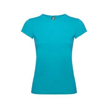 Dámské tričko Dámské trička bez potisku zn. Bali Velikost: S, Barva: tyrkysová, Služba nažehlení: Ne