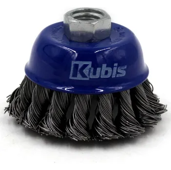 Brusný kotouč Rotační kartáč hrnkový do úhlové brusky pr. 100 mm, drát nerezová ocel | 07-06-2100