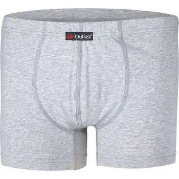 Chlapecké spodní prádlo Little Angel Boxerky tenké plochý šev Outlast® - šedý melír Velikost oblečení: 158