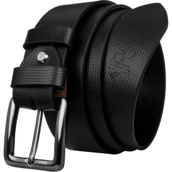 Opasek Pánský kožený pásek RPM-36-PUM black, Obvod pasu / celková délka pásku 110cm