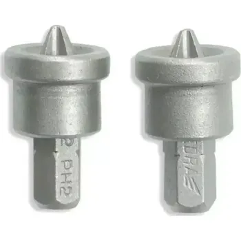 Bit Křížové bity s dorazem PH2x25mm, 2ks blistr