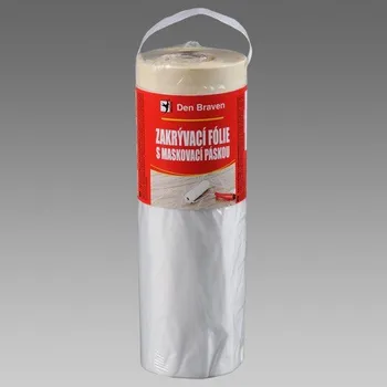 DEN BRAVEN Zakrývací fólie s maskovací páskou 240cm*16m, páska 18mm