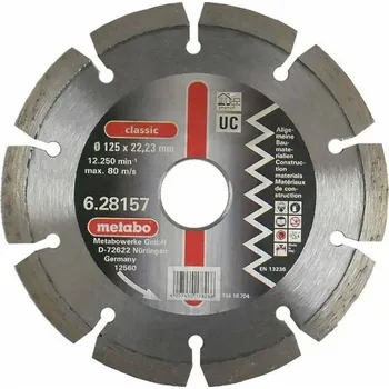 Řezný kotouč METABO diamantový kotouč 125 segmentový 628157000