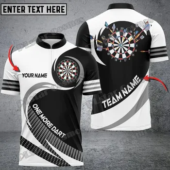 Polo košile pro hráče Darts s vlastním jménem 3D CS474 Velikost: 5XL, Barva (Varianta): Zip Polo košile 20