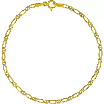 Náramek Zlatý náramek Figaro 2,2 mm - Y