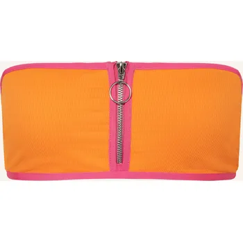Dámské oblečení Seafolly Dámský Bandeau Horní Díl Bikin Beach Bound, oranžová...