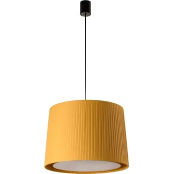 FARO SAMBA závěsné svítidlo, černá/skládaná žlutá - FARO FARO 64315-45