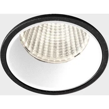 Koupelnové svítidlo KOHLLIGHTING VERSUS zapuštěné svítidlo s rámečkem černá-bílá 5 W 3000K nestmívatelné - KOHL-Lighting KHL K51100.01.RF.BK-WH.38.ST.8.30