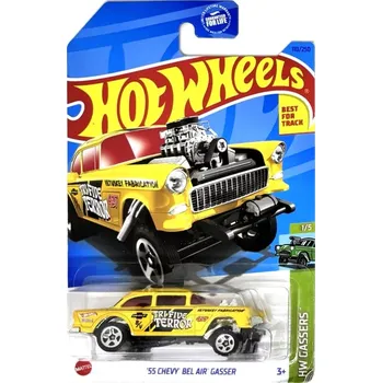 HOT WHEELS - '55 Chevy Bel Air Gasser Yellow (E7)