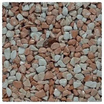 Stavební materiál DEN BRAVEN Kamenný koberec PerfectSTONE - mramorové kamínky pytel 25kg růžová 3-6mm